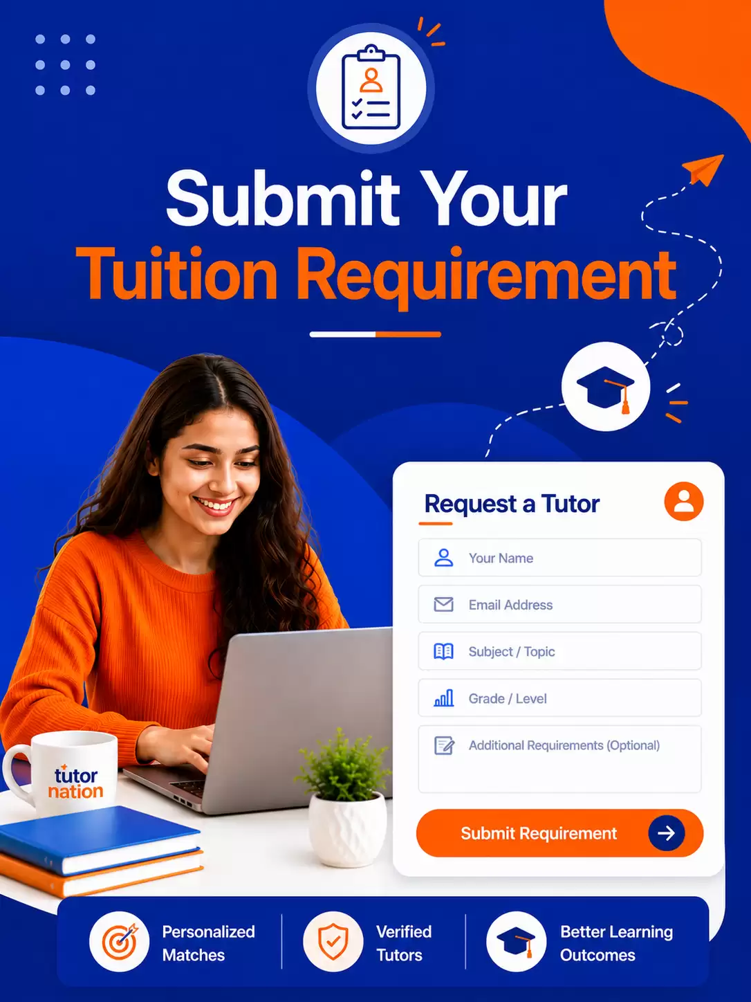 Submit Your Tutor Requirement